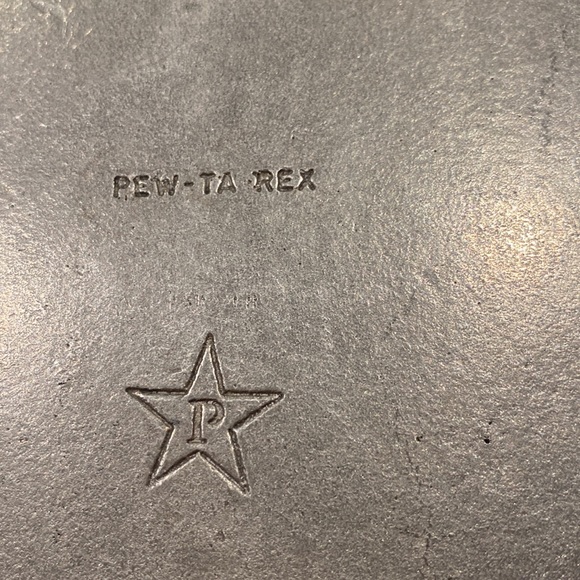 VINTAGE PEW-TA-REX 18” by 12” serving platter oval mid century - Picture 10 of 14